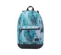 TOTTO - Mochila para Ordenador Portátil de 14 Pulgadas, Modelo Tocax, 2 Compartimentos, Bolsillo con Organizador y Porta Móvil, Bolsillo Botella, Espaldar Ergonómico, Estampado Marbley Azul