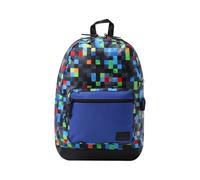 TOTTO - Mochila para Ordenador Portátil de 14 Pulgadas, Modelo Tocax, 2 Compartimentos, Bolsillo con Organizador y Porta Móvil, Bolsillo Botella, Espaldar Ergonómico, Estampado Glichu Multicolor