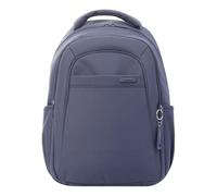 TOTTO - Mochila para Ordenador Portátil de 14 Pulgadas, Modelo Wivetto, 2 Compartimentos, Bolsillo Tablet 10", Bolsillo Botella, Correa Maleta, Espaldar Ergonómico, Correas en S, Color Vintage Indigo