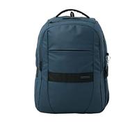 TOTTO - Mochila para Ordenador Portátil de 14 Pulgadas, Modelo Wivetto, 2 Compartimentos, Bolsillo Tablet 10", Bolsillo Botella, Correa Maleta, Espaldar Ergonómico, Correas en S, Color Legion Blue