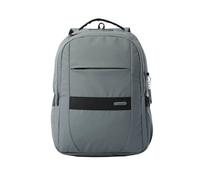 TOTTO - Mochila para Ordenador Portátil de 14 Pulgadas, Modelo Wivetto, 2 Compartimentos, Bolsillo Tablet 10", Bolsillo Botella, Correa para Maleta, Espaldar Ergonómico, Correas en S, Color Monument