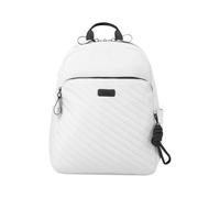 TOTTO - Mochila para Ordenador Portátil de 15,4 Pulgadas, Modelo Arlyn M, 1 Compartimento, Bolsillo con Organizador, Bolsillos Botella, Espaldar Acolchado, Correa para Maleta, Color White Sand