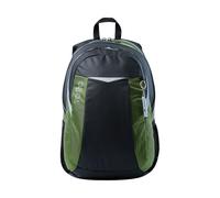 TOTTO - Mochila para Ordenador Portátil de 15,4 Pulgadas, Modelo Titanio 2.0, 3 Compartimentos, 2 Bolsillos Botella, Espaldar Ergonómico con Flujo de Aire, Cómodas Correas en S, Color Negro y Verde
