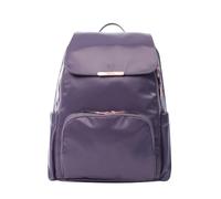 TOTTO - Mochila para Ordenador Portátil de 16 Pulgadas, Modelo Bel, Bolsillo Secreto, 3 Compartimentos, Bolsillos Botella, Bolsillo Objetos Delicados, Correa para Colgar en Maleta, Color Montana Grape