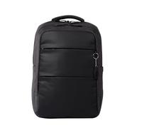 TOTTO - Mochila para Ordenador Portátil de 16 Pulgadas, Modelo Dallas, Bolsillo Tablet 10", Bolsillos Botella, Espaldar Ergonómico, Cómodas Correas en S, Pasador para Maleta, Color Negro