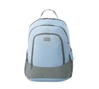 TOTTO - Mochila para Ordenador Portátil de 16 Pulgadas, Modelo Kuat L, Capacidad 28L, 3 Compartimentos, 2 Bolsillos Botella, Cómodas Correas Acolchadas y Ajustables, Color Azul y Gris
