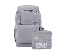 TOTTO, Mochila plegable color gris-Collapse Unisex adulto, Normal