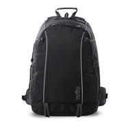 TOTTO - Mochila Senderismo, Modelo Summit 32, Capacidad 35L, Espaldar Acolchado con Flujo de Aire, Detalles Reflectivos, Bolsillo Botella, Bolsa Impermeable, Repelente a Líquidos, Color Negro y Verde