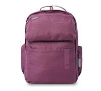 TOTTO - Mochila Viaje, Modelo Elan Travel Shiny, Capacidad 30L, Mochila Pc 15.4", Organizador Interno, Correas Compresión Internas, Bolsillos Botella, Correa Pecho, Pasador Ruedas, Color Malaga Rosa