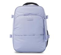 TOTTO - Mochila Viaje, Modelo Trip, Capacidad 18L, Mochila para Pc 15", Bolsillo Secreto, Correas de Compresión Internas, Pasador para Sistema de Ruedas, Cómoda y Resistente, ColorMorado y Negro