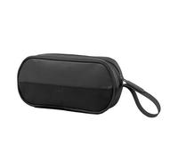 TOTTO - Neceser Viaje, Modelo Trip, Incluye Botes de 90, 60 y 30 ml, Organizador Maquillaje, Bolsa de Aseo Viaje, con Bolsillos Interiores en Malla Elástica para Botes, Color Negro