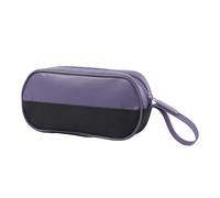 TOTTO - Neceser Viaje, ModeloTrip, Incluye Botes de 90, 60 y 30 ml, Organizador Maquillaje, Bolsa de Aseo Viaje, con Bolsillos Interiores en Malla Elástica para Botes, Color Montana Grape Morado