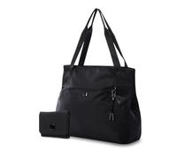 TOTTO - Pack Regalo Mujer Bolso Ordenador Portátil + Cartera, Modelo Roxanne, Bolso con Bolsillo Pc 14", Portallaves, Billetera y Tarjetero con Sistema de Bloqueo RFID, Color Negro