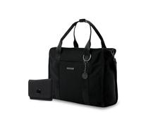 TOTTO - Pack Regalo Mujer Bolso Tote Bag + Cartera, Bolso con Bolsillo Pc 15,4", Correa Ajustable y Removible, Portallaves, Billetera y Tarjetero con Sistema de Bloqueo RFID, Color Negro