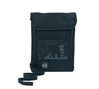 TOTTO - Porta Pasaporte Viaje, Modelo Hang, con Sistema RFID Blocker, Correa para Llevar Colgado, Bolsillo Portadocumentos y para Móvil, Fácil de Limpiar, Color Salute Azul Marino