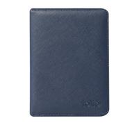 TOTTO - Porta Pasaporte Viaje, Modelo Holdery, Funda Pasaporte con Sistema RFID Blocker, Organizador Interno, Compartimentos para Tarjetas y Billetes, Fácil de Limpiar, Color Salute Azul Marino