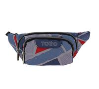 Totto Riñonera infantil estampado gris y rojo - Gancho Rojo
