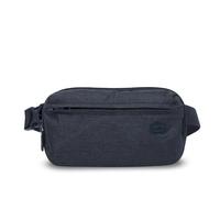 TOTTO - Riñonera Urbana, Modelo Riva, con Sistema 2 en 1, Doble Bolsillo, Portallaves, Bolsillo Interno con Cremallera, Correas Ajustables, Tejido Resistente y de Calidad, Color Mood Indigo