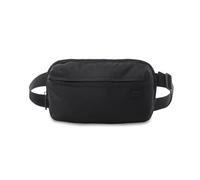 TOTTO - Riñonera Urbana, Modelo Riva, con Sistema 2 en 1, Doble Bolsillo, Portallaves, Bolsillo Interno con Cremallera, Correas Ajustables, Tejido Resistente y de Calidad, Color Black