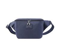 TOTTO - Riñonera Urbana, Modelo Trik, Dimensiones 21.5 x 13 x 9 cm, Amplio Compartimento Principal, Tejido Resistente y de Calidad, Tira Ajustable, Color Azul