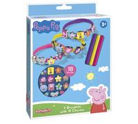 Totum 360150 Peppa Pig Charm-Armband-Set, mehrfarbig, M (Importación USA)