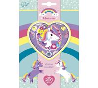 TOTUM 71117 - Kit creativo, diseño de unicornio, 4 Sheet-+ 250 pegatinas, multicolor , color/modelo surtido