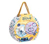 Totum Disney Stitch - Juego de tazas y pulseras 2 en 1 de maleta | Pinta tu propia taza, haz tus propias pulseras, a partir de 4 años, funda de transporte portátil, diseño temático de puntadas