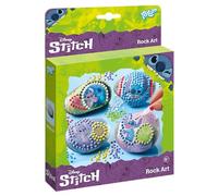 Totum Disney Stitch Rock Art, a partir de 6 años | Arte creativo de piedra para niños, para diseñar y decorar, promueve la imaginación, las habilidades motoras finas