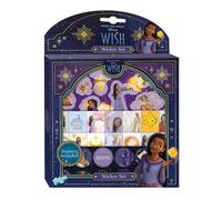 Totum Disney Wish - Juego de pegatinas de 3 páginas y tablero de paisajes, para creatividad, álbumes de recortes o decoración, a partir de 3 años