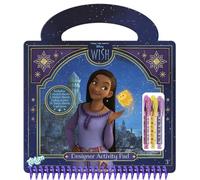 Totum Disney Wish - Libro de actividades, manualidades o arte con bolígrafos de gel, plantillas y decoradores de escenas, para niños a partir de 3 años