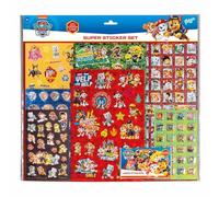 Totum Juego de calcomanías de Paw Patrol con más de 300 calcomanías, una bolsa de más de 100 calcomanías láser y algunas calcomanías hinchadas 2D