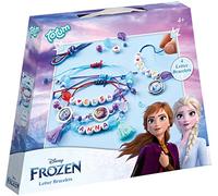 Totum Juego de manualidades para joyas: pulseras con diseños de Anna, Elsa y Olaf y letras coloridas, regalo para niñas a partir de 4 años, 681460
