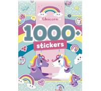 Totum libro de pegatinas unicornio brillo 1000 pegatinas A4 - juguete creativo