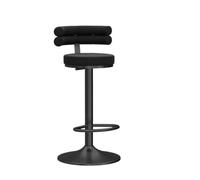 Toturos de barra giratorios de terciopelo blanco modernos Juego de 2 sillas de mostrador de altura ajustable con fragmentos de desayuno con respaldo y reposapiés para la empresa de bares caseros
