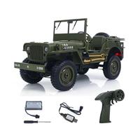 TOUCAN RC HOBBY 1/10 RC Off Road Vehicle C8815 4WD Control remoto roca Crawler Coche Militar modelo camión escalada RTR batería LED luces al aire libre