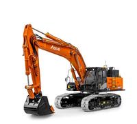 TOUCAN RC HOBBY 1/14 LESU Aoue ZX490 Kit de excavadora hidráulica de control remoto con cuerpo de metal RC Digger Car 6CH válvula luz motor de bomba sin escobillas