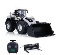 TOUCAN RC HOBBY 2 velocidades Metal 1/14 RC cargador hidráulico WA480 control remoto pesado máquina de construcción rápida acoplador horquilla luz sonido ST8 radio