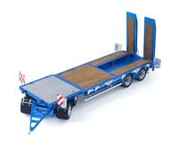 TOUCAN RC HOBBY 4 ejes Metal hidráulico remolque W/apoyado pierna para 1/14 control remoto tractor camión 56379 56375 para Tamiya RC Dumper 56366 adulto progreso modelo