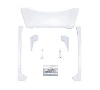 TOUCAN RC HOBBY Alerón de techo de cabina de plástico con ala lateral estrecha compatible con camión tractor de control remoto Tamiya 1/14 DIY 770S 56368 56371 pieza de camión RC