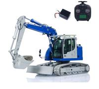 TOUCAN RC HOBBY CNC Metal 1/14 RC excavadora hidráulica corte modelo C914 5CH válvula 3 brazos mando a distancia excavadora mano tensor rápido para adultos modelo progreso