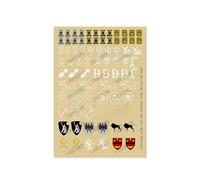 TOUCAN RC HOBBY Decal - Decal para 1/16 Henglong Mando a distancia Tanque German Tiger I 3818 3819 Panther V 3848 3849 3858 3859 3868 3869 3879 3888 3888A