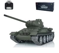 TOUCAN RC HOBBY Henglong 1/16 FPV 7.0 T34-85 RC Tanque 3909 360 ° Revólver Metálico Rebote Barril