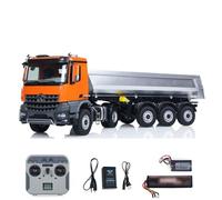 TOUCAN RC HOBBY Kabolite 1/14 4X4 RC Tractor Camión 3 Ejes Eléctrico Levantamiento Remolque basculante Coche 5801