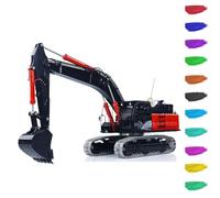 TOUCAN RC HOBBY LESU Aoue ZX490 1/14 Mando a distancia Excavadora Hidráulica Kit CNC Metal RC Excavadora Coche 6CH Válvula Luz Motor de Bomba sin Escobillas Modelo Exterior