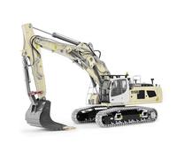 TOUCAN RC HOBBY Metal LESU 1/14 excavadora hidráulica controlada remotamente Aoue LR956 KIT 3 brazos RC excavadora modelo 4MPA bombas dobles 7CH válvula luz para adultos modelo progreso