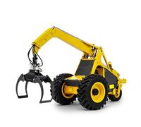 TOUCAN RC HOBBY Metal LESU AOUE 225A 1:14 - Cargador hidráulico de troncos con control remoto RC de caña de azúcar, bomba de 4 canales, válvula con ruedas, modelo de coche