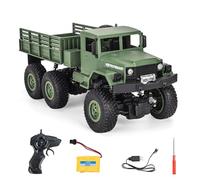 TOUCAN RC HOBBY Plástico 1/18 Q69 Camión Militar teledirigido 6x6 Coche Eléctrico RC Model, 0,5 kg de capacidad de carga, inclinación, Multiterrian, para regalos especiales