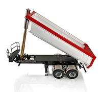 TOUCAN RC HOBBY Remolque basculante hidráulico de metal 1/14 escala camión RC modelo de carga pesada para adultos aficionados unisex