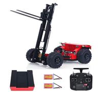 TOUCAN RC HOBBY Super rana Metal 1/14 Control Remoto Hidráulico Carretilla Elevadora Plegable BM214 5 Válvulas Luces Ruidos Frsky Radio Batería Almacenamiento Sbox