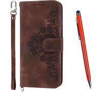 TOUCASA Funda para Vivo V21 5G/4G, Premium Piel Carcasa Libro, Soporte Plegable Tapa Flip de PU Cuero Ranuras Tarjetas Magnético Protección para Vivo V21 5G/4G (Marrón)